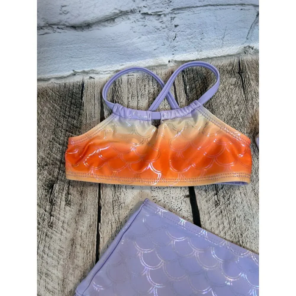 WONDER NATION Girl’s 3-Piece Mermaid Swim Set / Size: 12 Months